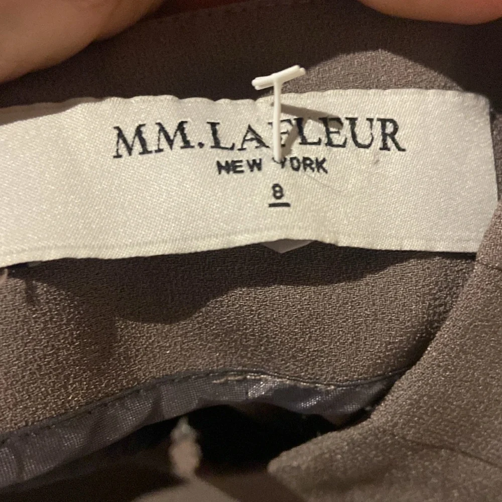 M.M. Lafleur Greenpoint Skirt in Oak Brown Sz 8 - Picture 4 of 5